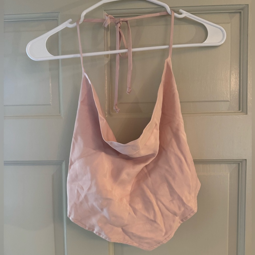 Pink crop top